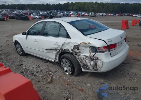 2008 Hyundai Sonata Gls from USA, damaged, VIN 5NPET46C78H394388